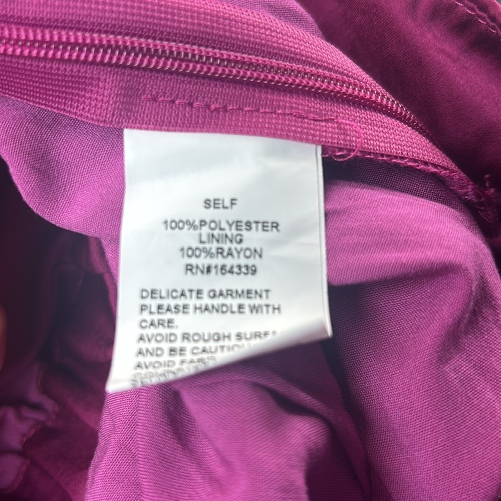 SNDYS X REVOLVE Pluto Jumpsuit Magenta Pink Wide Leg Cutout Size XL NEW - Picture 4 of 7